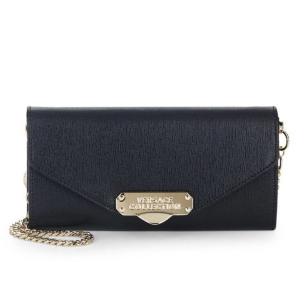 Versace Collection Gold Chain Wallet